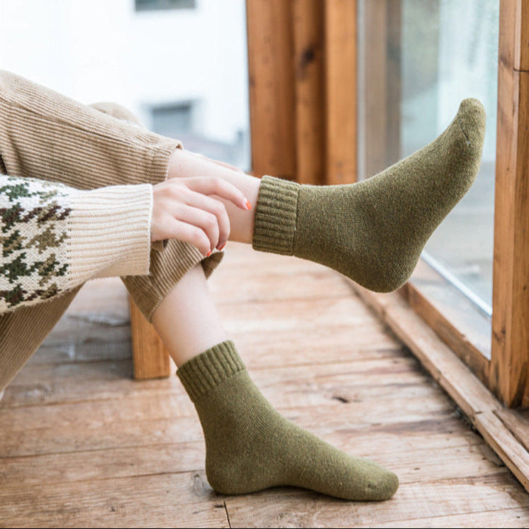 Cozy winter socks